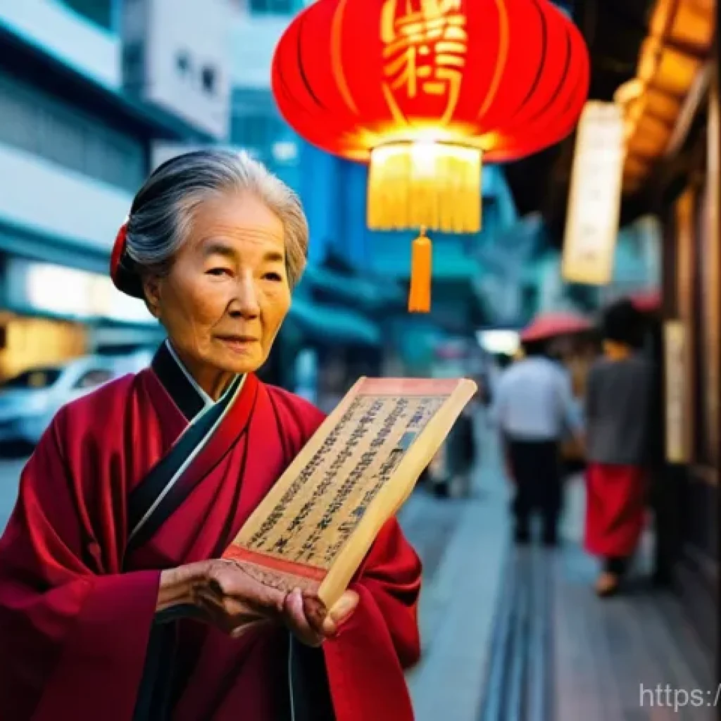 홍콩 공자의 날 의식 - **Prompt:** "A harmonious fusion of ancient wisdom and modern metropolis in Hong Kong. The image cap...