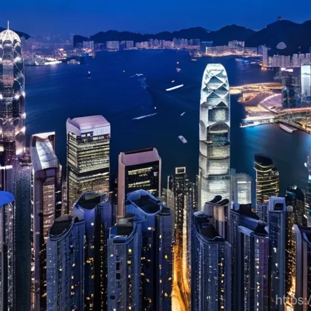 홍콩과 마카오의 역사적 차이 - **Prompt 1: Hong Kong's Vertical Energy**
A panoramic view of Hong Kong's Central district at tw...