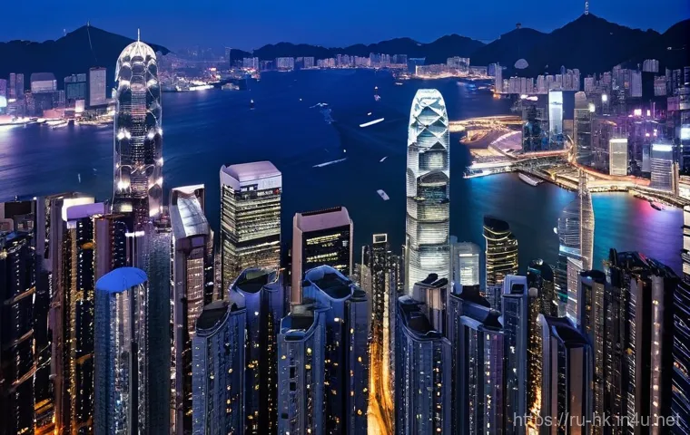 홍콩과 마카오의 역사적 차이 - **Prompt 1: Hong Kong's Vertical Energy**
A panoramic view of Hong Kong's Central district at tw...